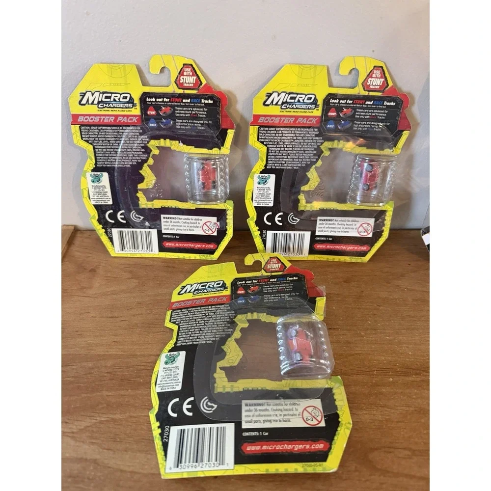MICRO CHARGERS PRO RACING SYSTEM LAUNCHER PACK w/3 STUNT, 1 Big Rig, 1 Light Up